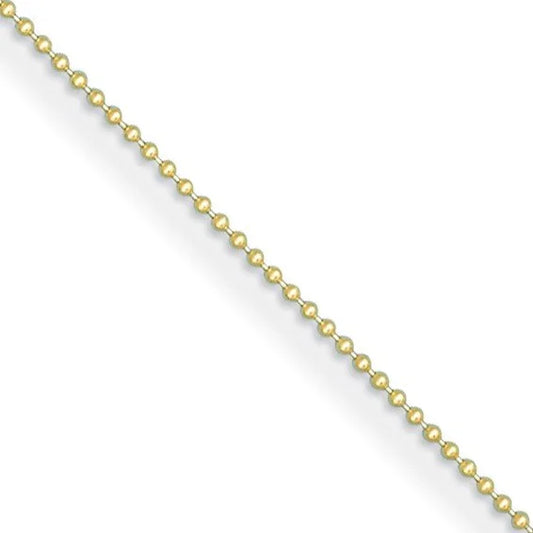 Medium Beaded Gold Chain
