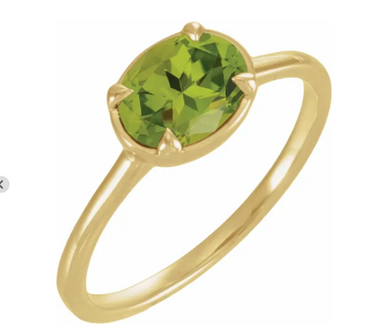 Gemmy Bezel Rings