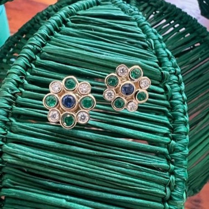 Shannon Bezel Earrings