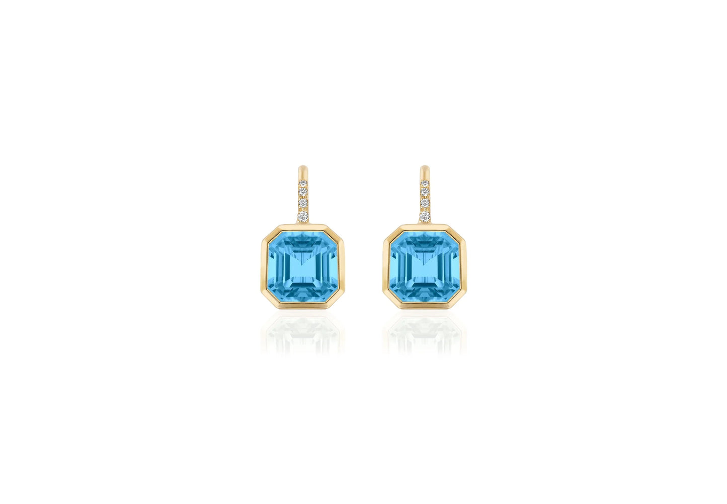 Drop Asschers with Diamonds