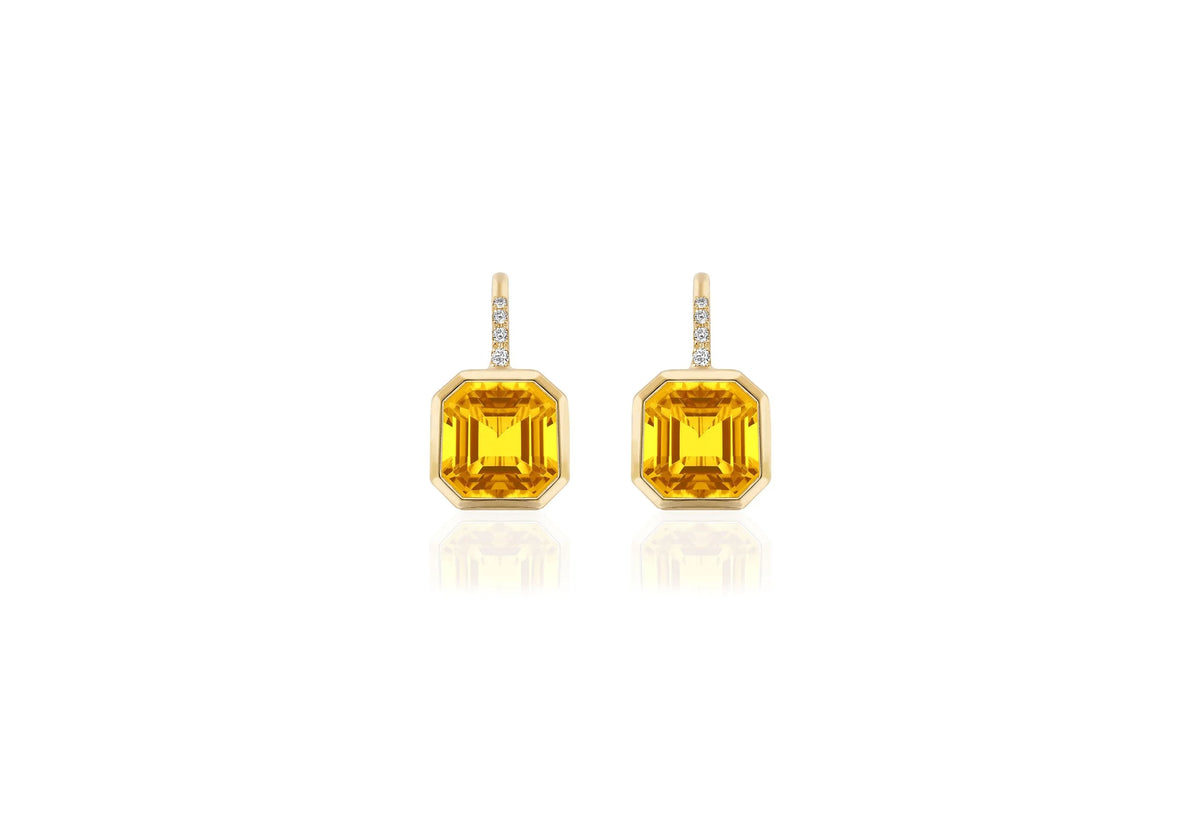 Drop Asschers with Diamonds