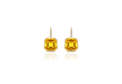 Drop Asschers with Diamonds