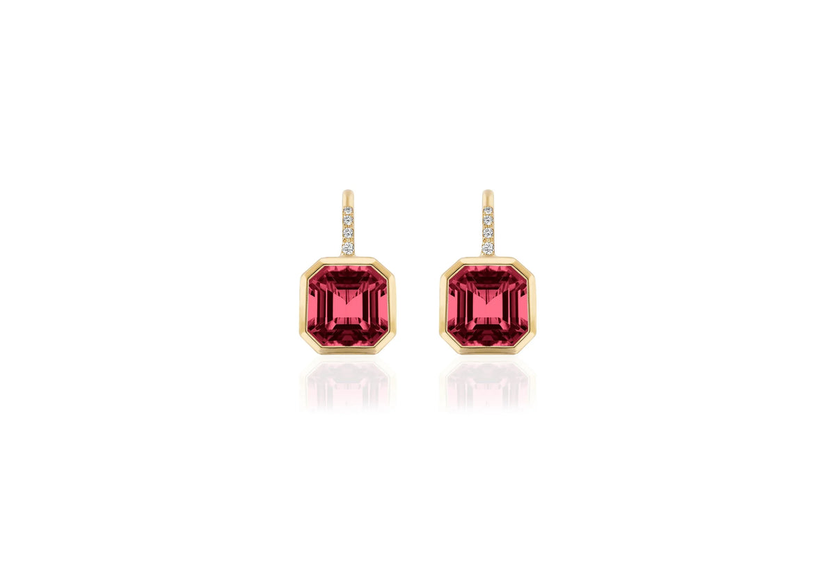 Drop Asschers with Diamonds