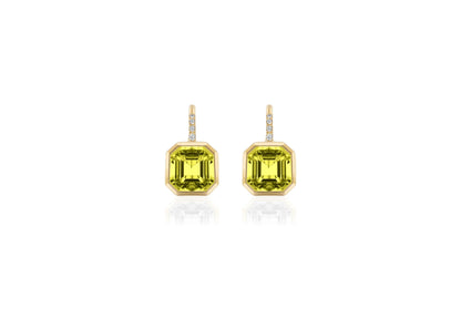 Drop Asschers with Diamonds