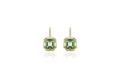 Drop Asschers with Diamonds